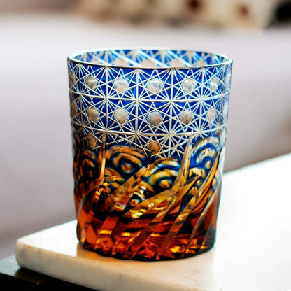 Luxury Whisky Glass Set with Wooden Gift Box - VogeLuxe