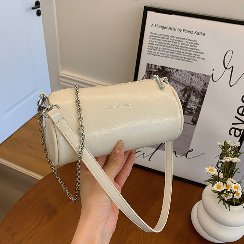 Small Round Crossbody Bag - Classic Circle Purse - VogeLuxe
