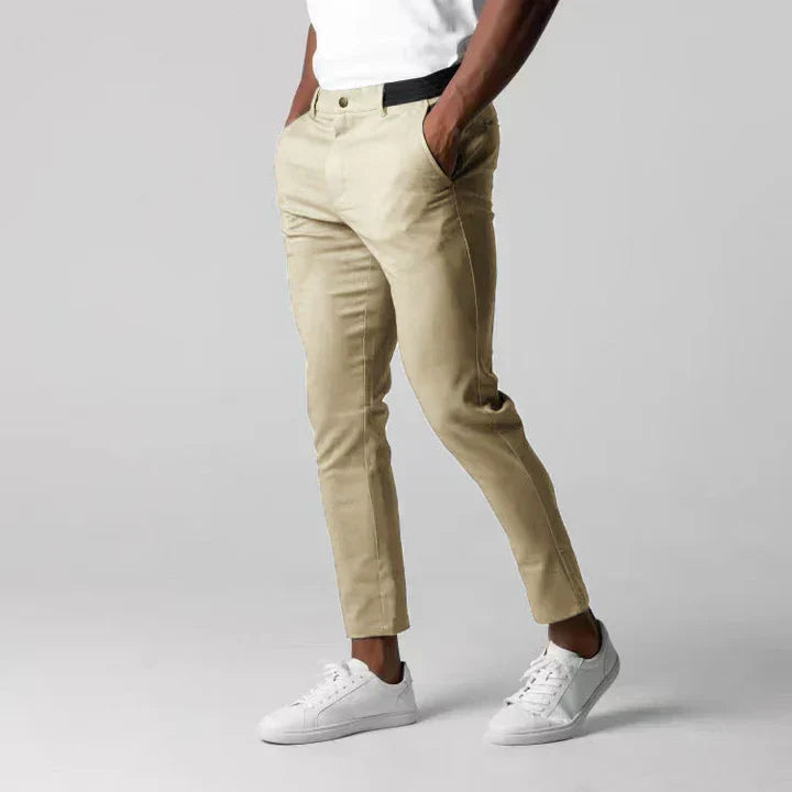 Slim Fit Comfortable Men's Chino Pants - VogeLuxe