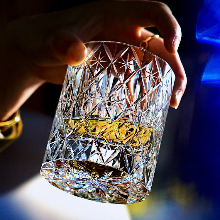 Luxury Handmade Whisky Glass Set in Wood Gift Box - VogeLuxe