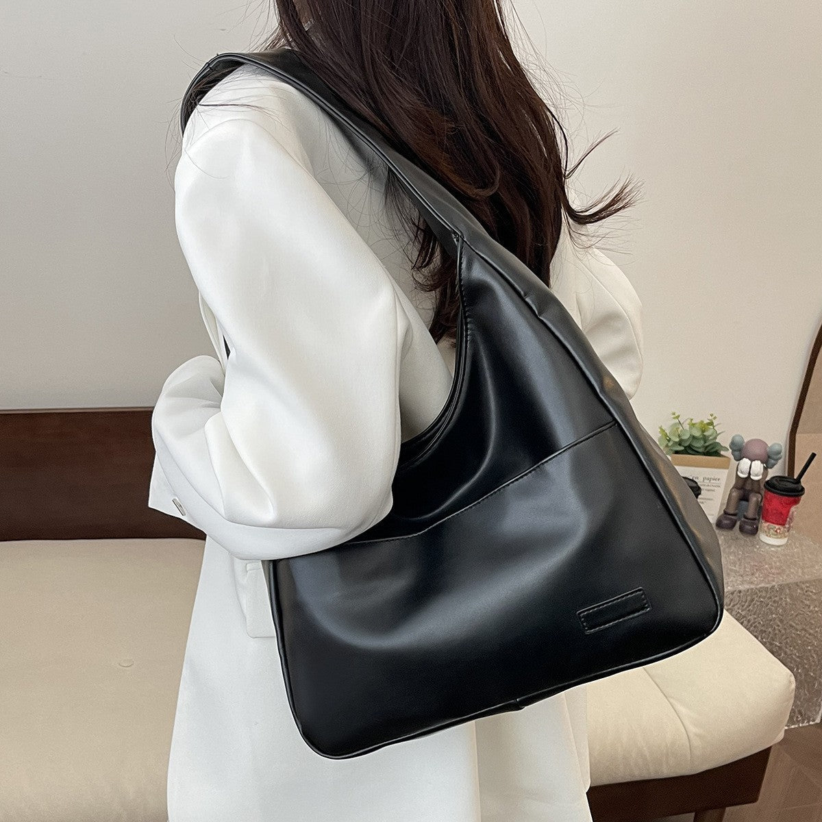 Big Student Tote Bag - Roomy Shoulder Crossbody Bag - VogeLuxe
