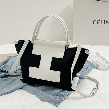 Spacious Canvas Tote Bag for Work and Daily Use