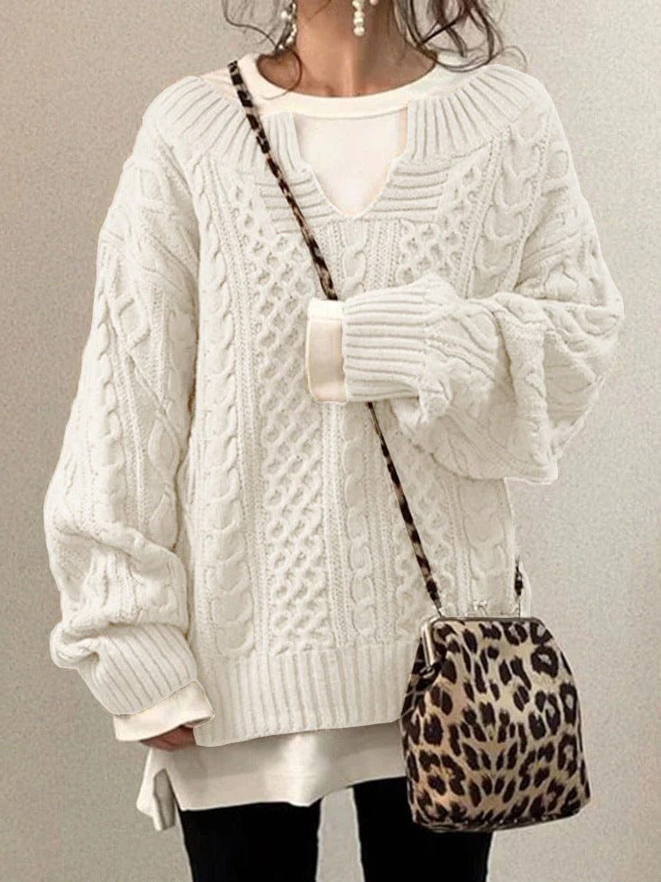 Cozy Oversized Winter Sweater for Women
