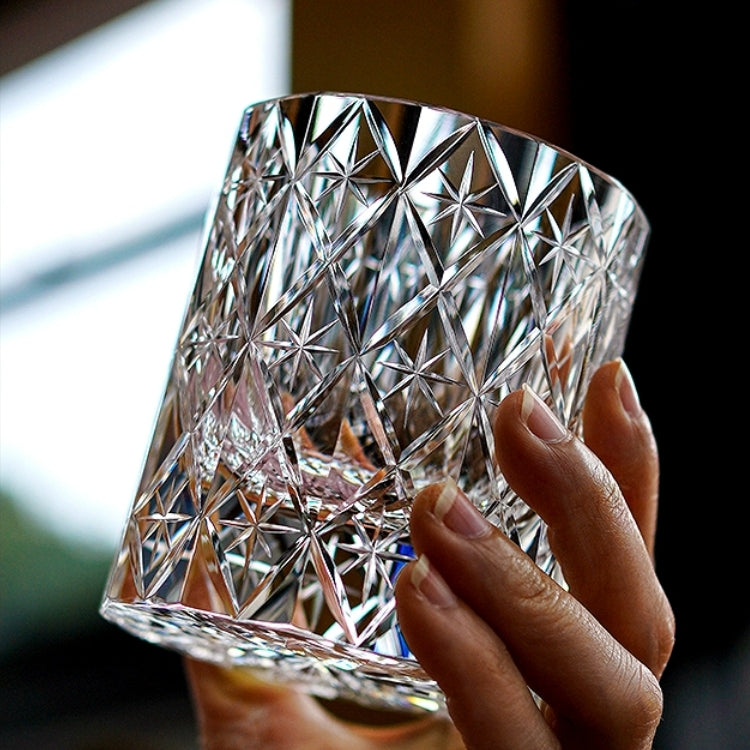 Luxury Handmade Whisky Glass Set in Wood Gift Box