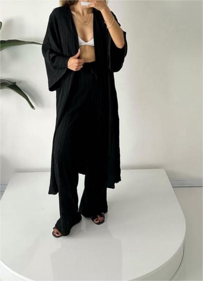 Beautiful Flowy Kimono Outfit Set