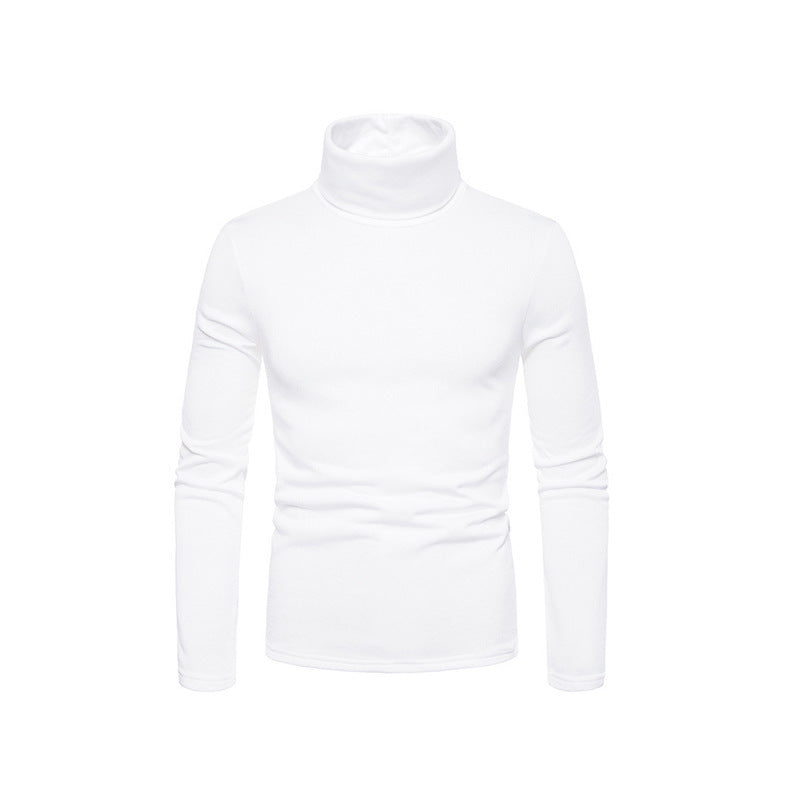 VogeLuxe | Men’s Form Fitting Soft Knit Turtleneck Top