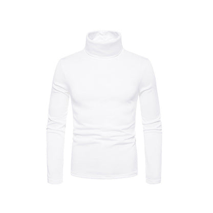 VogeLuxe | Men’s Form Fitting Soft Knit Turtleneck Top