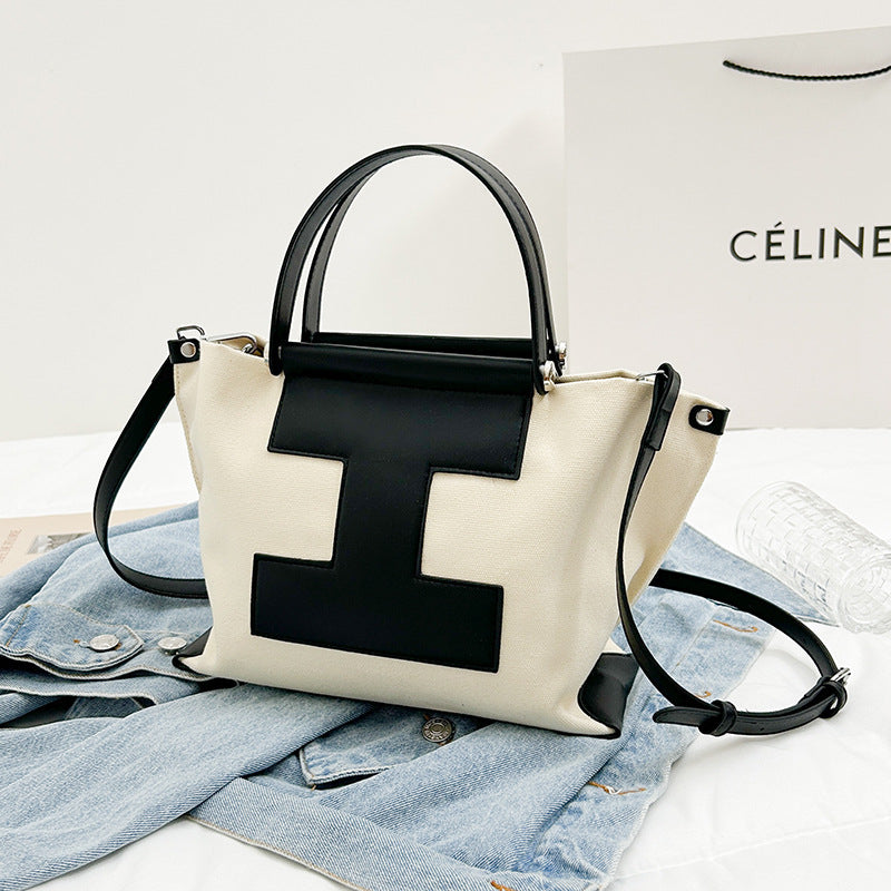 Spacious Canvas Tote Bag for Work and Travel