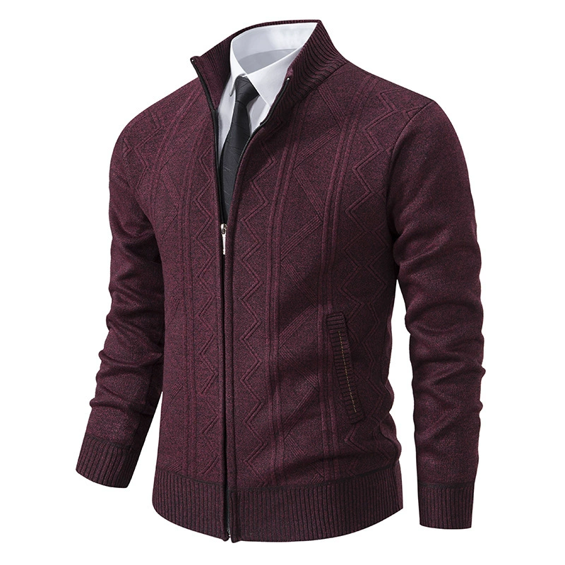 Warm Men's Puffer Zip Jacket
