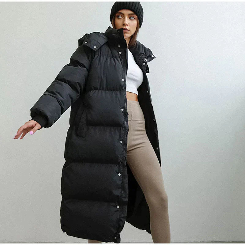 Thick Insulated Padded Down Women's Winter Parka Coat