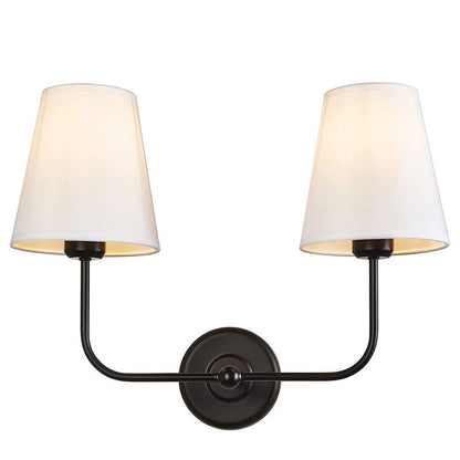 Contemporary Fabric Shade Wall Lamp