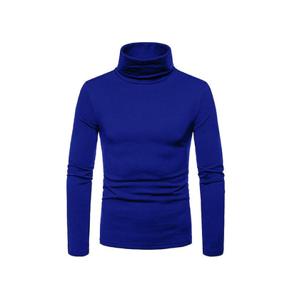 VogeLuxe | Men’s Form Fitting Soft Knit Turtleneck Top