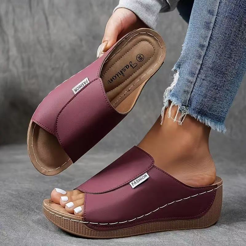 Comfortable Women's Open Toe Wedge Sandals