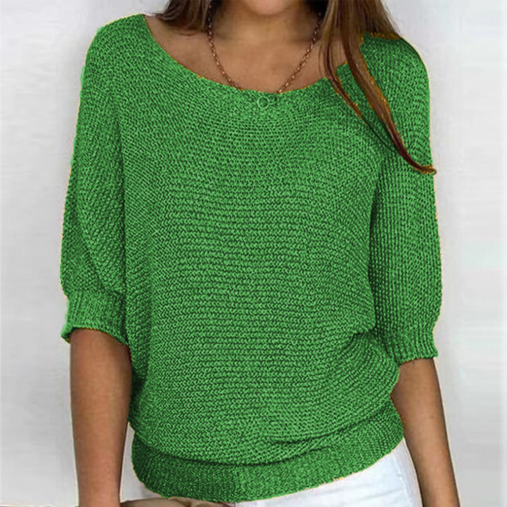 Cozy Fleece Pullover Sweater for Ladies