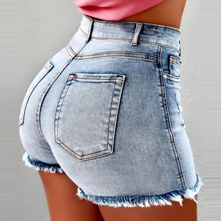 Ripped Jeans Short Shorts: Sexy Low Rise Mini Hotpants
