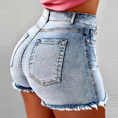Ripped Jeans Short Shorts: Sexy Low Rise Mini Hotpants