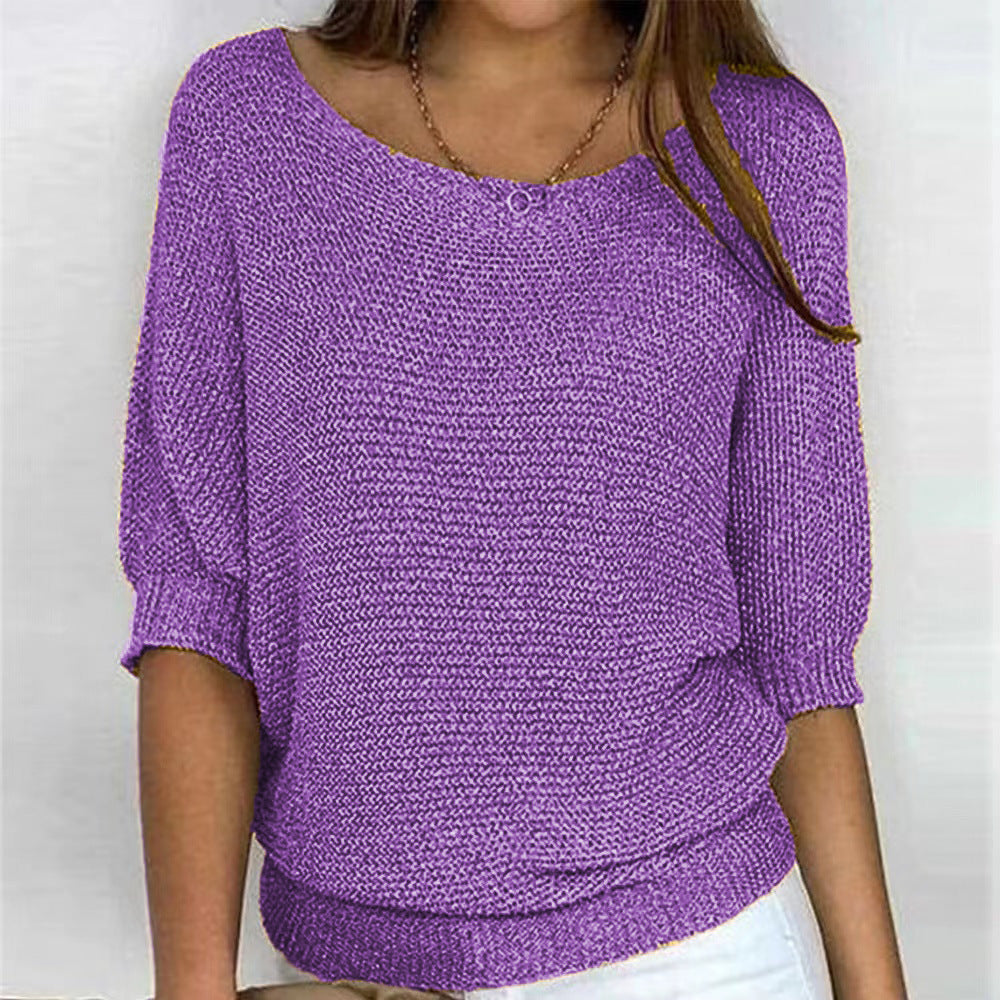Cozy Fleece Pullover Sweater for Ladies