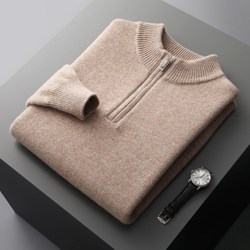 Pure Australian Wool Crew Neck Sweater - VogeLuxe