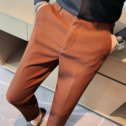 Men's Slim Fit Casual Trousers