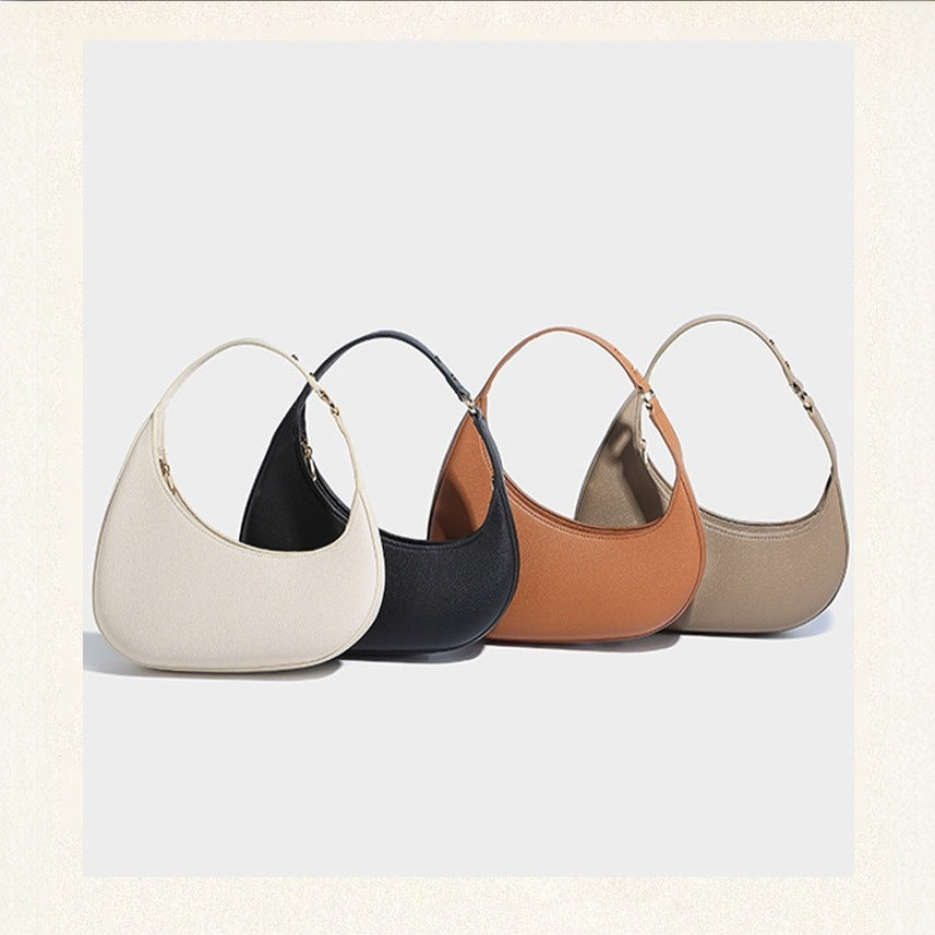 Chic Crescent Crossbody Bag - Slim & Fashionable - VogeLuxe