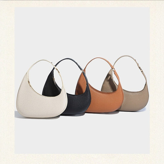 Chic Crescent Crossbody Bag - Slim & Fashionable - VogeLuxe