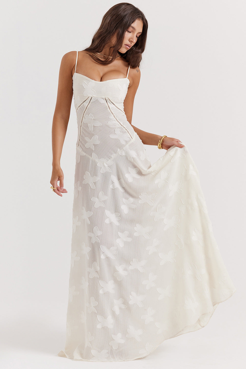 Ladies Elegant Long Evening Dress - Smooth Fit