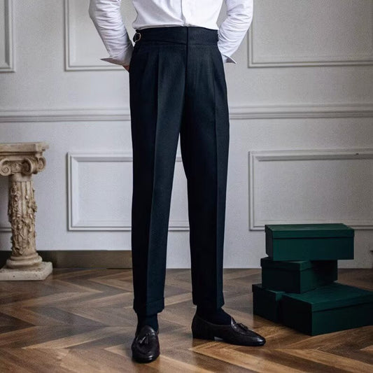Classic Fit Men's Wool Dress Pants - VogeLuxe