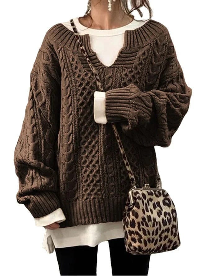 Cozy Oversized Winter Sweater for Women
