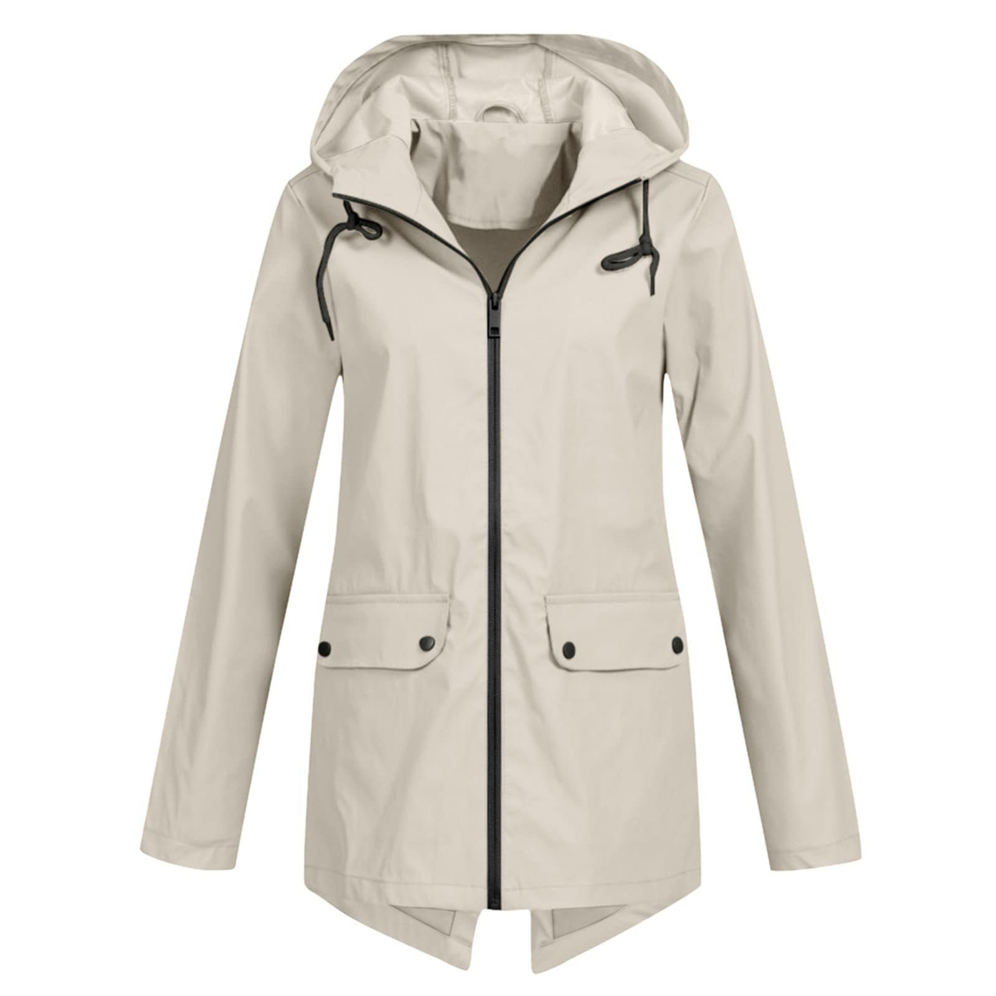 Ladies' Fleece Lined Hooded Coat