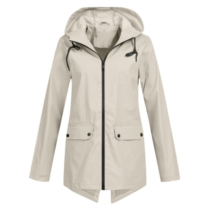 Ladies' Fleece Lined Hooded Coat