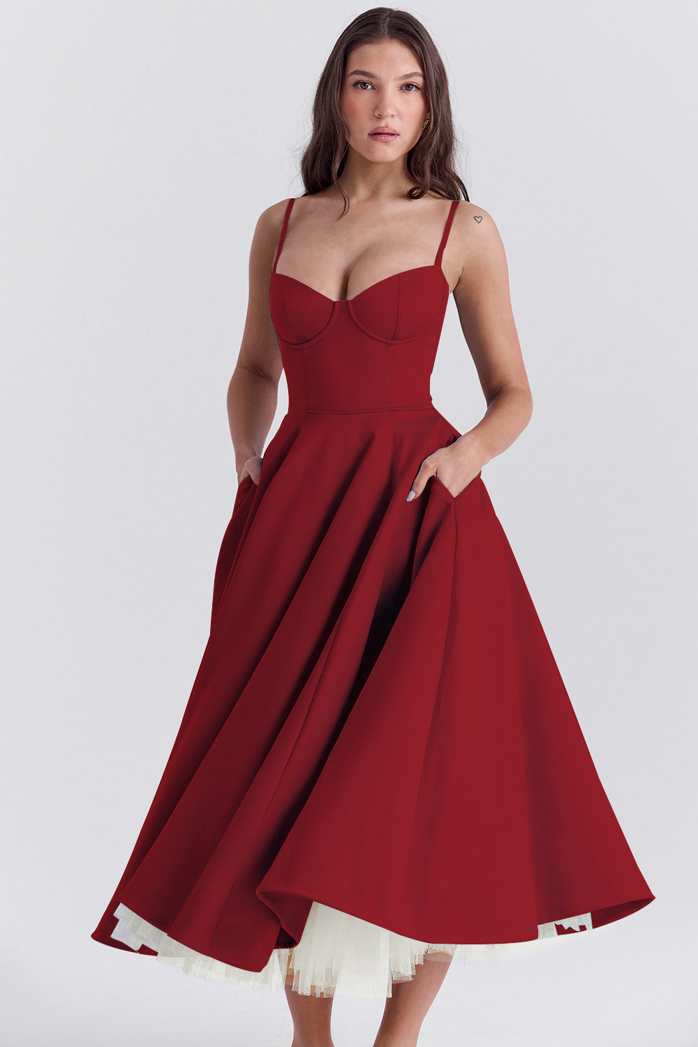 Chic Ruffled Halter Maxi Dress – Beautiful Evening