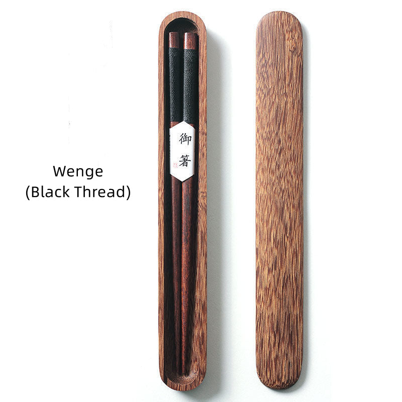 Asian Style Wooden Chopsticks Set in Gift Box