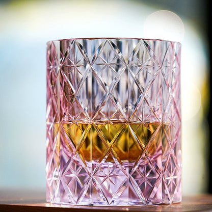 Luxury Handmade Whisky Glass Set in Wood Gift Box