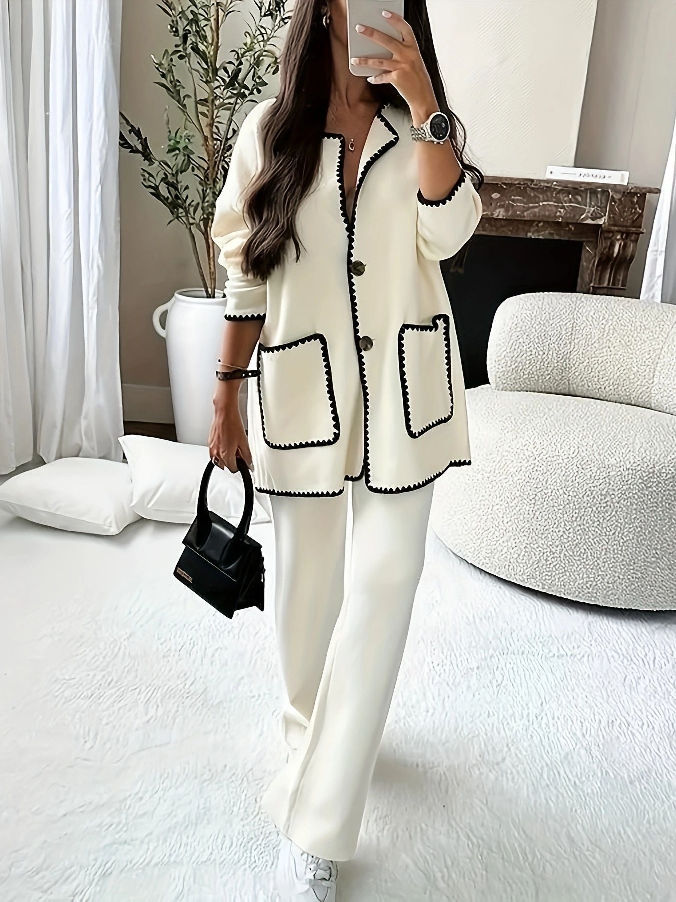 Casual Simple Jacket - Easy Spring Outerwear