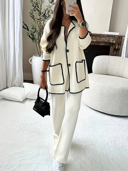 Casual Simple Jacket - Easy Spring Outerwear
