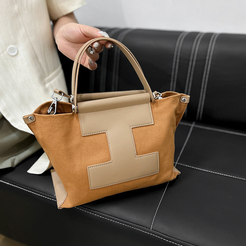 Spacious Canvas Tote Bag for Work and Travel