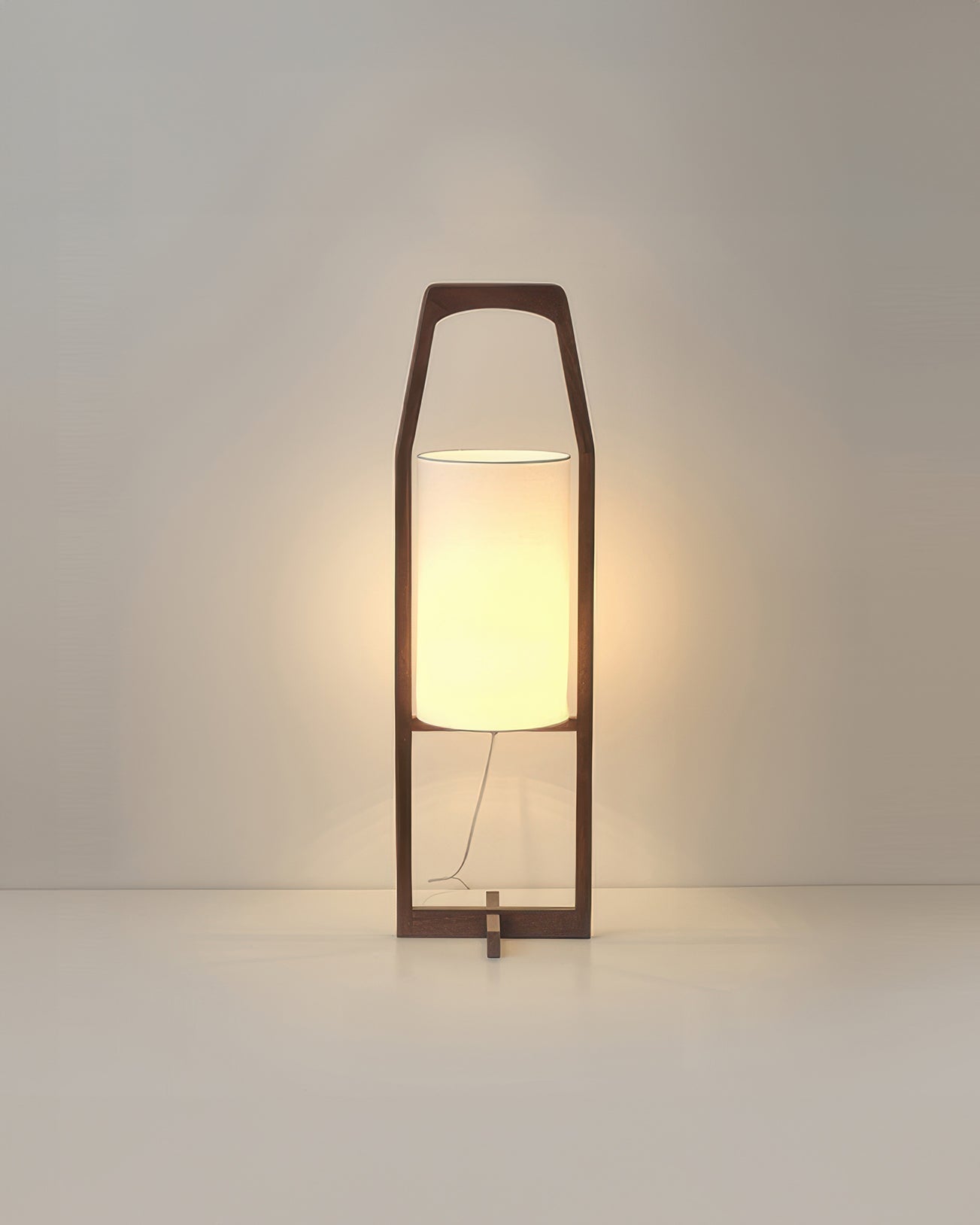 Traditional Wooden Floor Lamp, Warm Zen Light