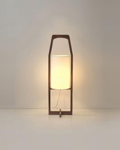 Traditional Wooden Floor Lamp, Warm Zen Light