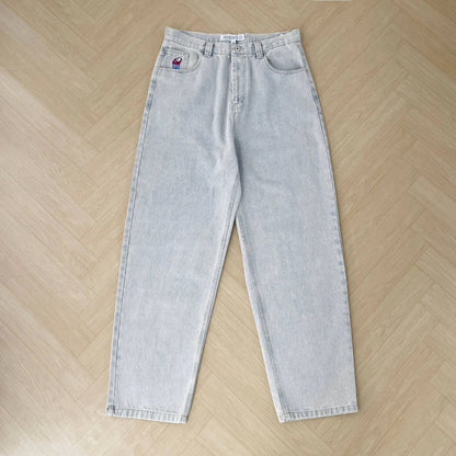 Retro Relaxed Fit Baggy Jeans / Casual Loose Denim Shorts