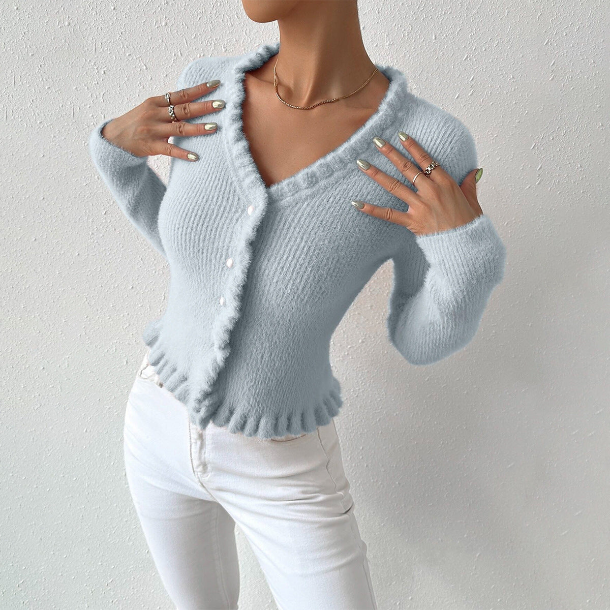 Slim Fit Ladies Cardigan Sweater