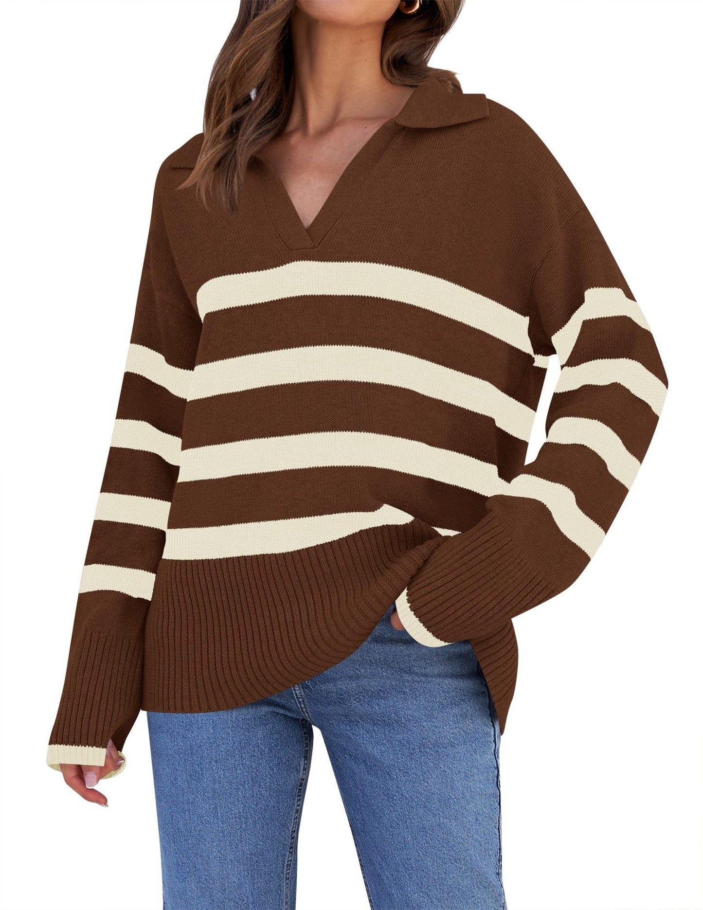 Cozy Oversized Winter Sweater Modern Casual Style - BritishElegance