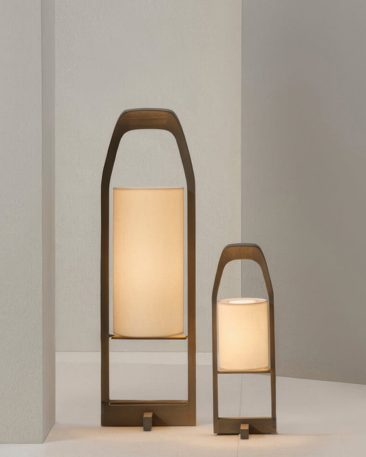 Traditional Wooden Floor Lamp, Warm Zen Light - VogeLuxe