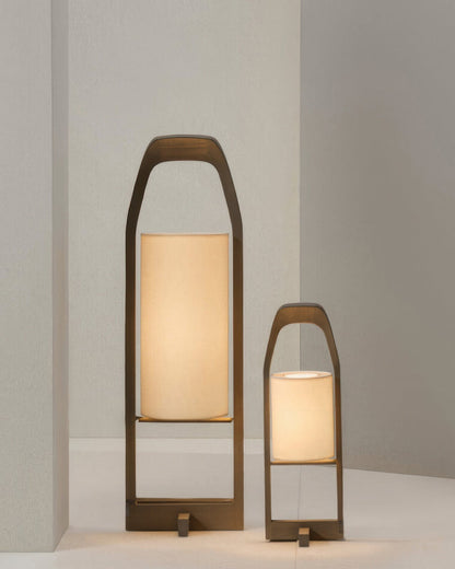 Traditional Wooden Floor Lamp, Warm Zen Light - VogeLuxe