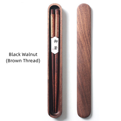 Classic Wooden Chopstick Set in Gift Box
