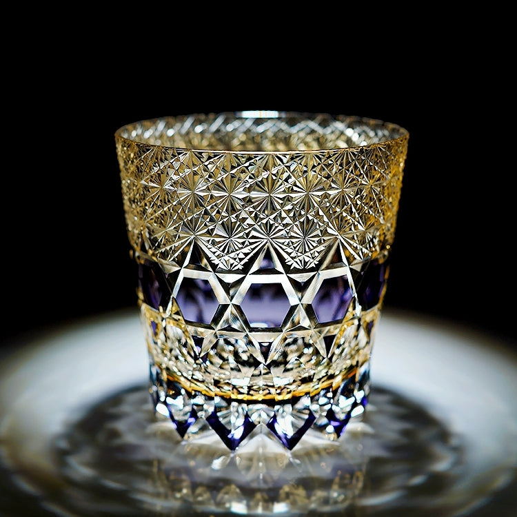Luxury Crystal Whisky Glass Set with Wooden Gift Box - VogeLuxe