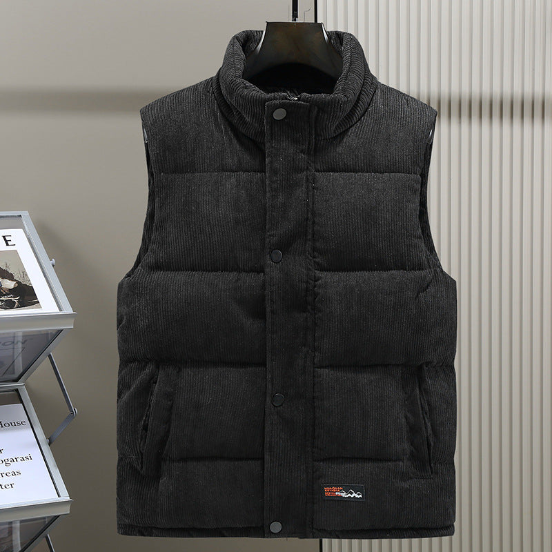 Quilted Men's Corduroy Gilet Vest