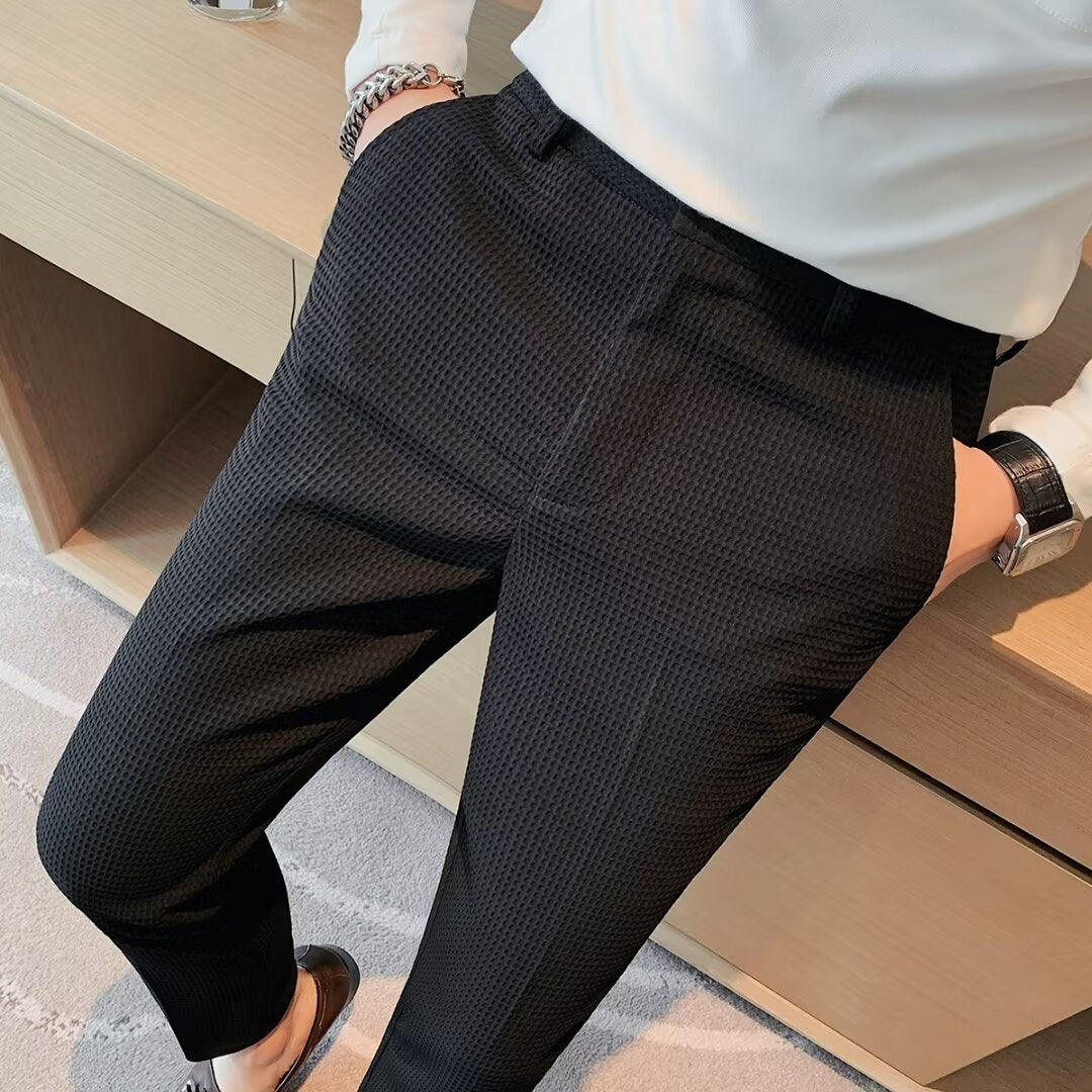 Men's Slim Fit Casual Trousers