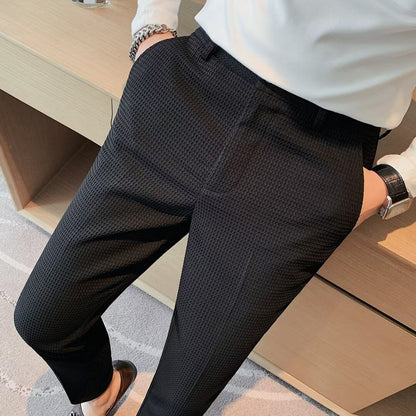 Men's Slim Fit Casual Trousers