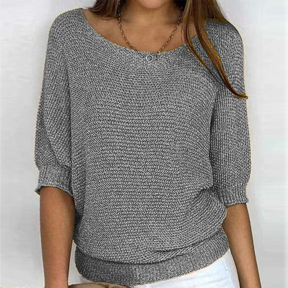 Cozy Fleece Pullover Sweater for Ladies