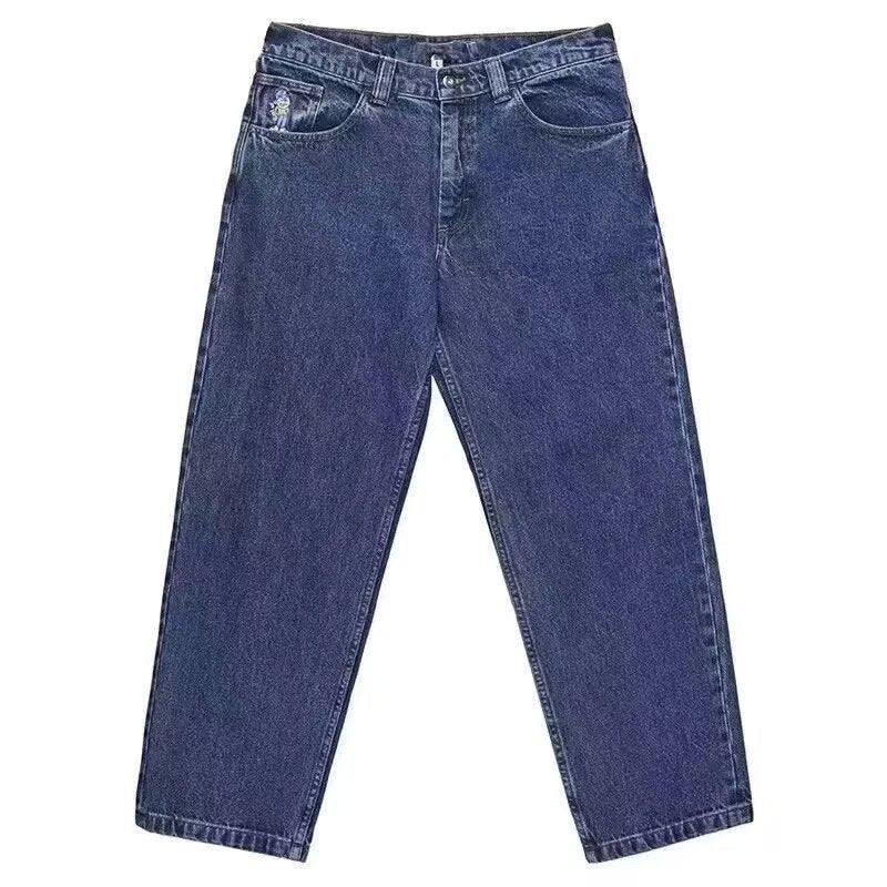 Retro Relaxed Fit Baggy Jeans / Casual Denim Shorts